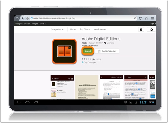 adobe digital edition android